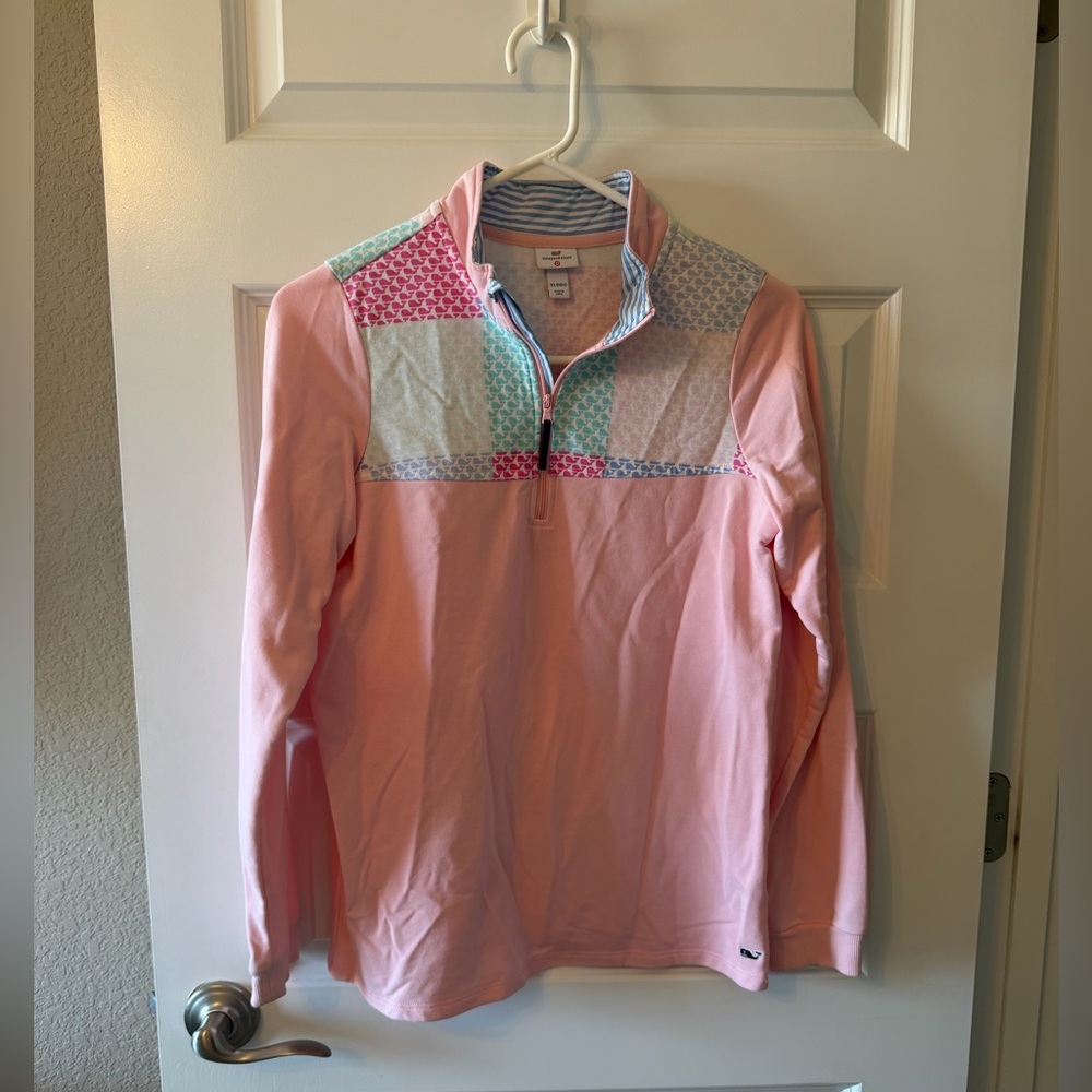 Vineyard Vines Target Pink and Multicolor Kids Sweater